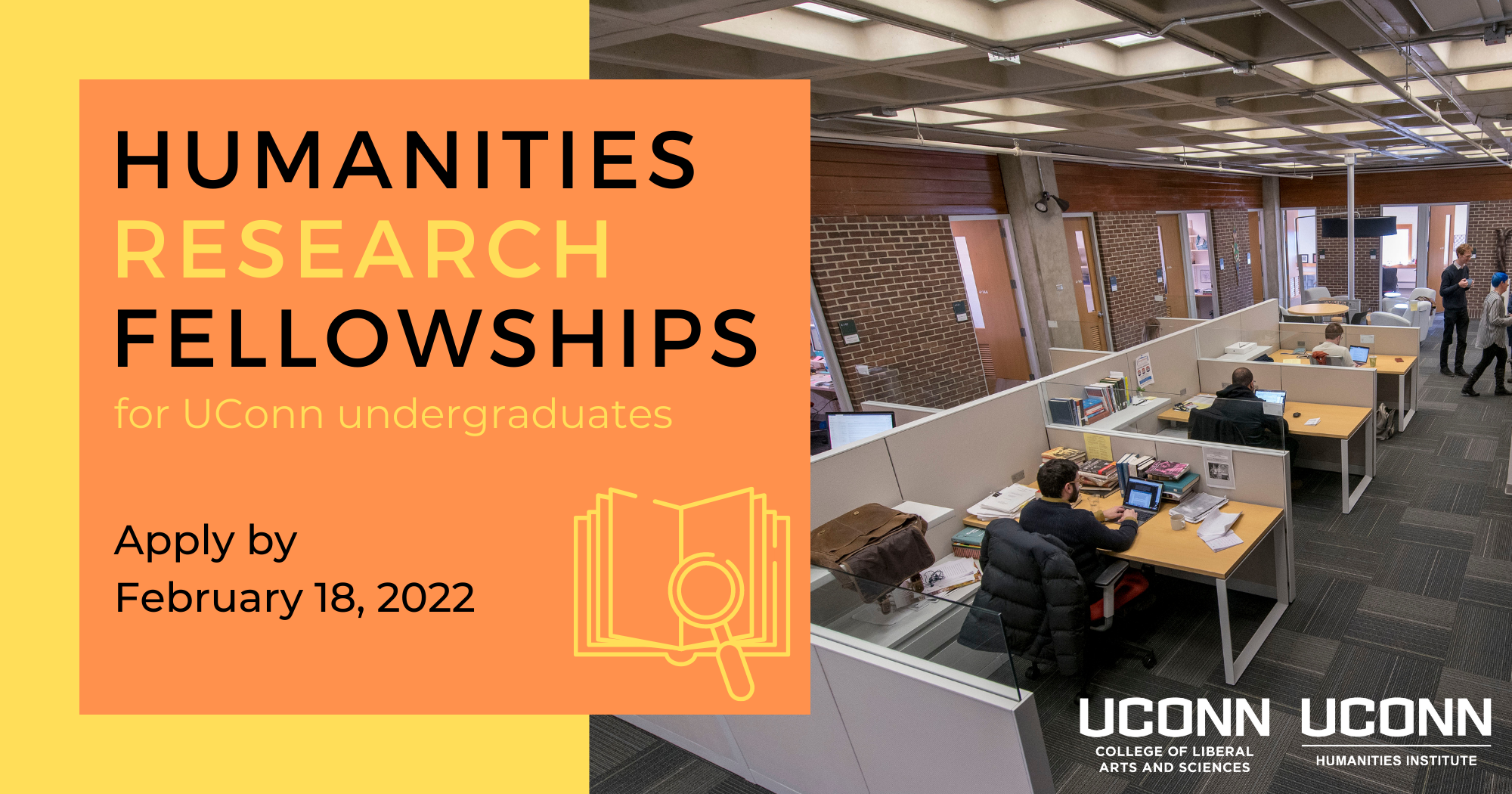 Humanities research fellowships for UConn undergraduates. Apply by February 18, 2022.